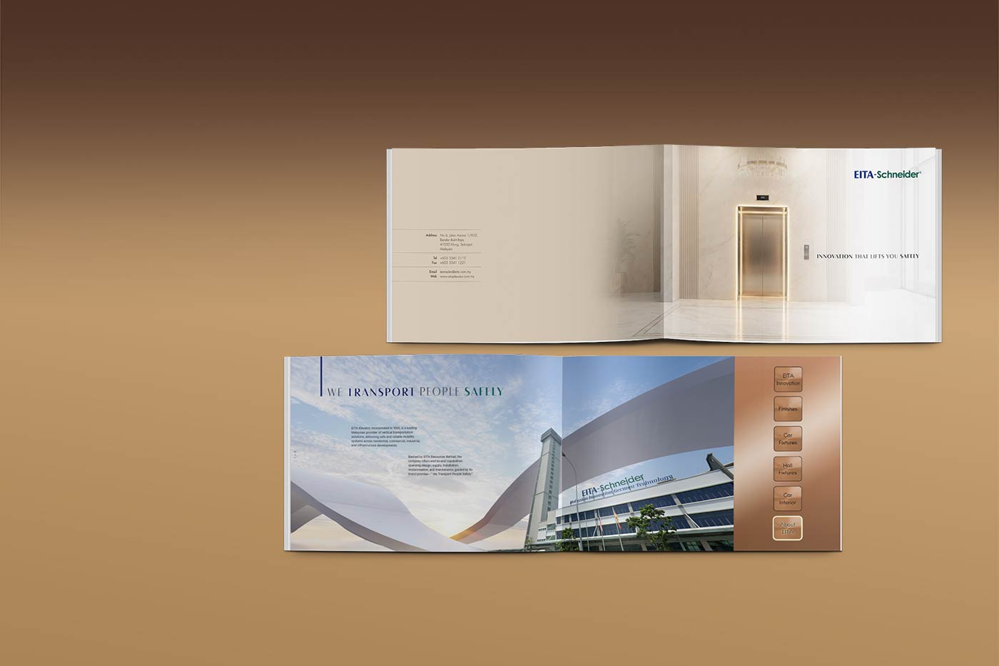 Eita Elevator catalog designed by Henz Studio